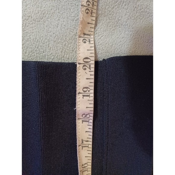 Anne Klein womens open tight knit cardigan medium black - Picture 6 of 7